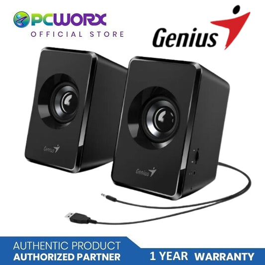 Genius SP-U125 USB Powered Stereo Speakers(Black)