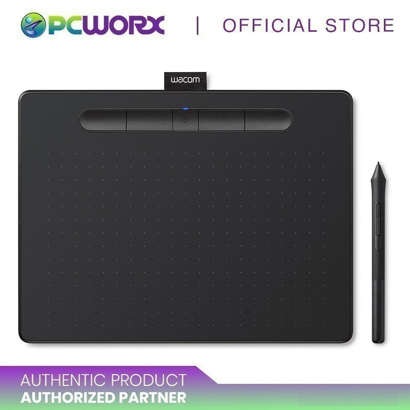 Wacom Ctl-6100wl/K0-Cx Intuos Black Medium With Bluetooth Creative Pen Tablet