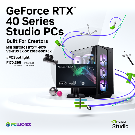 MSI NVIDIA® GeForce RTX™ 4070 Ventus 3X OC 12GB GDDR6X