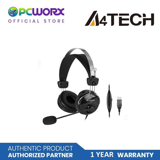 ⏰SALE!!! A4tech HU-7P USB Headset A4Tech Headset | Stereo Headset |USB HEADSET | DESKTOP HEADSET | REFURBISH : Damage packaging