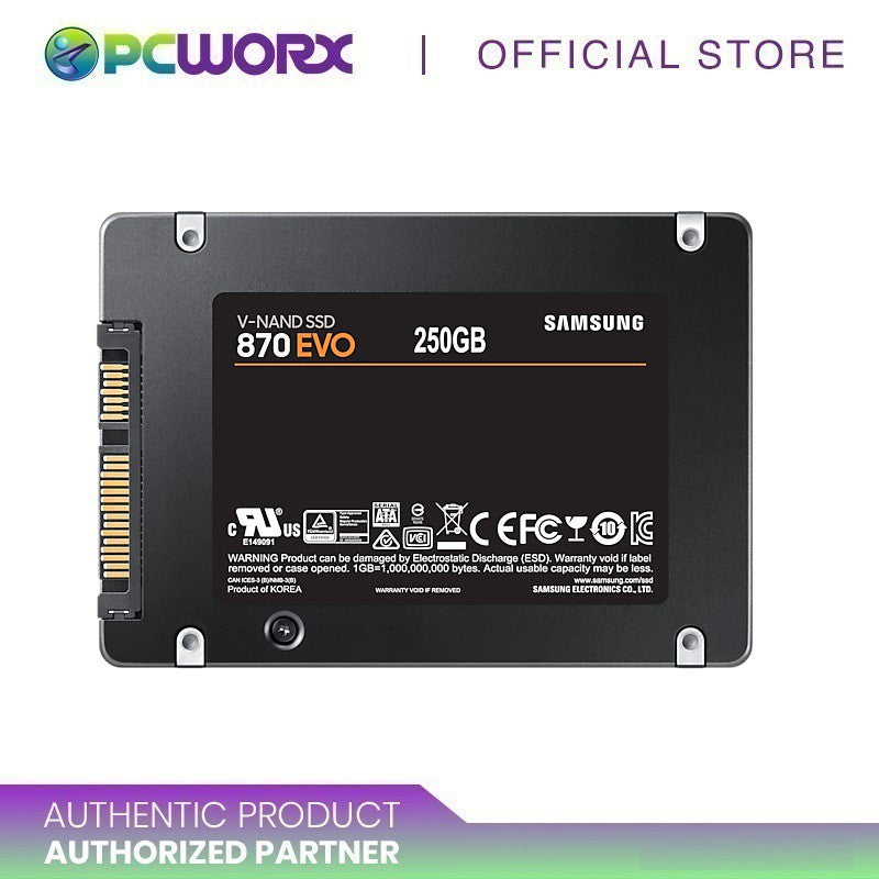 Samsung MZ-77E250BW 250GB 870 Evo Series 2.5 SSD