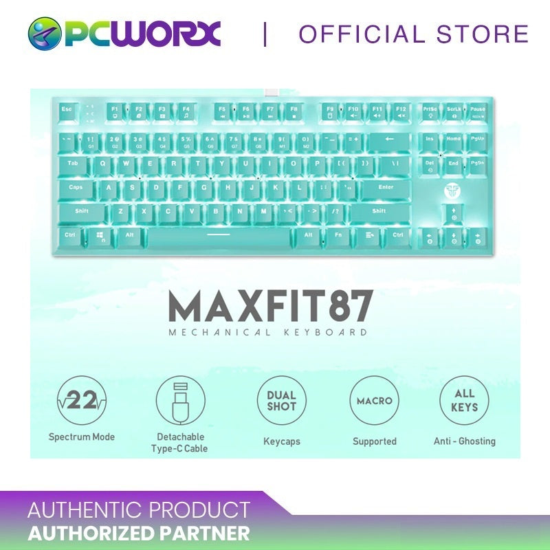 Fantech MK856 Maxfit RGB TKL Gaming Keyboard - Mint Edition