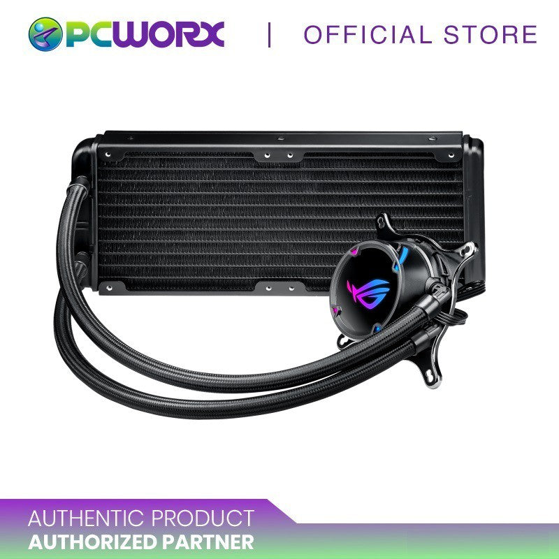 Asus Rog Strix Lc Ii 240 Argb All-In-One Liquid CPU Cooler With Aura Sync Radiator Fans