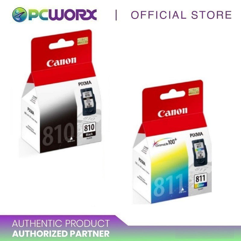 Canon PG-810 Black and Canon CL-811 Colored Ink Cartridge