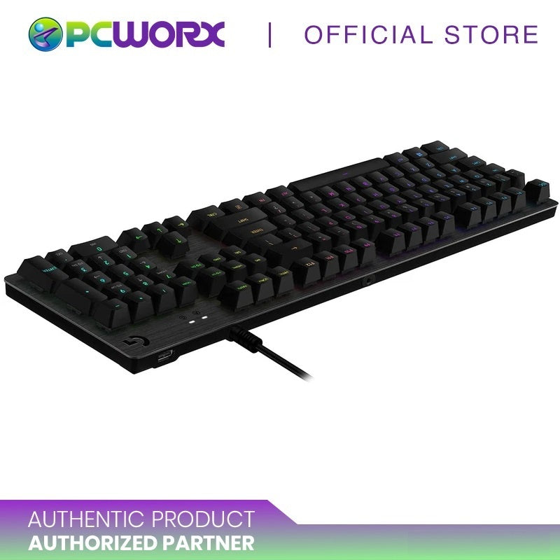 Logitech G512 Carbon GX Brown Tactile Switch RGB Mechanical Gaming Keyboard