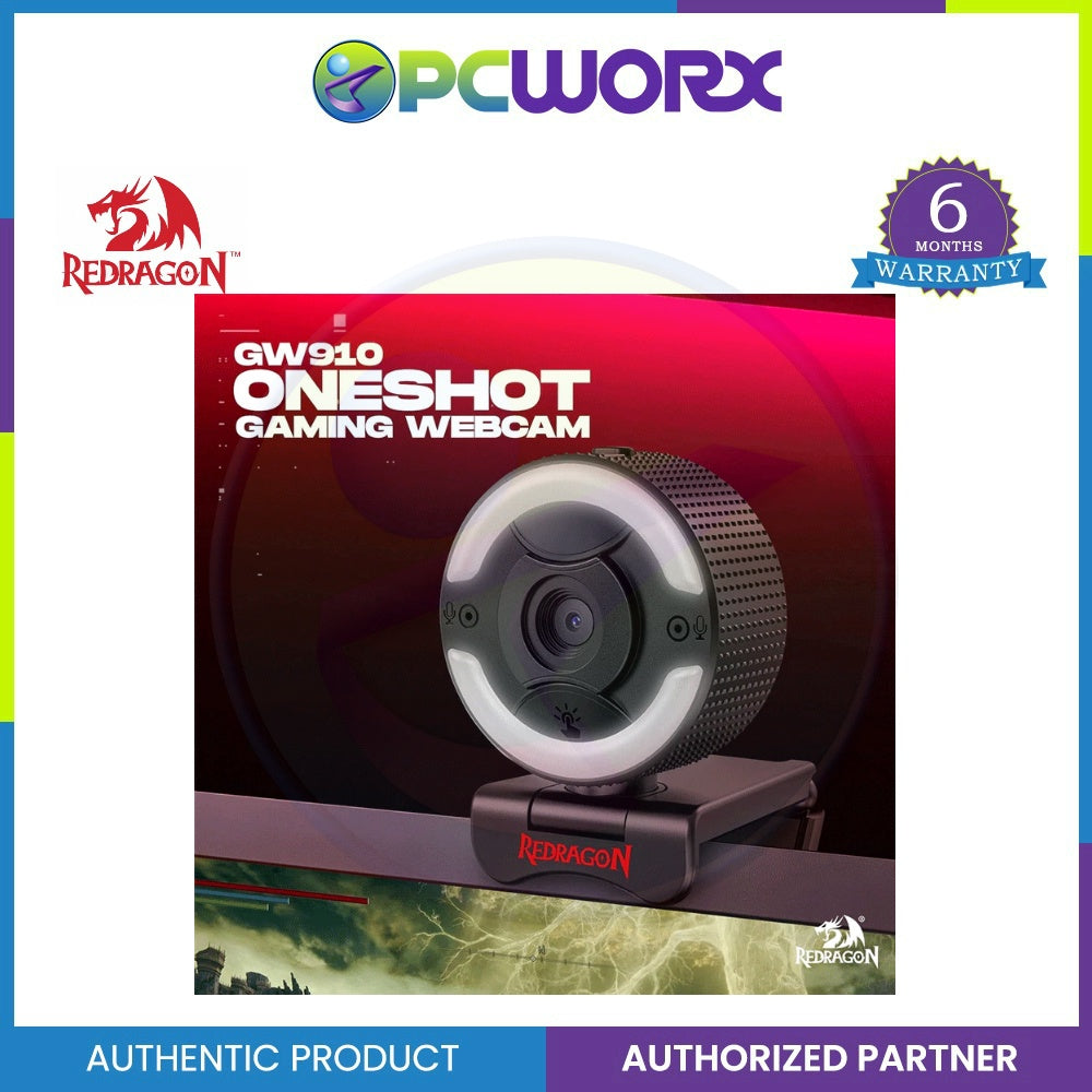 Redragon GW910 Oneshot FHD USB Streaming Webcam