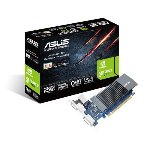 Asus GT730 SL-2GD5-BRK 2GB DDR5 64BIT Low Profile Graphics Card
