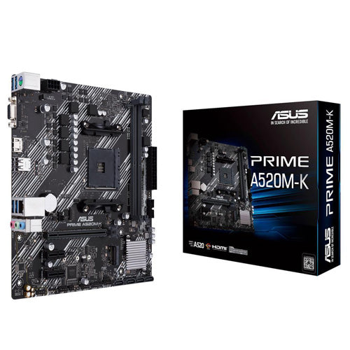 Asus Prime A520M-K DDR4 AM4 AVL mATX