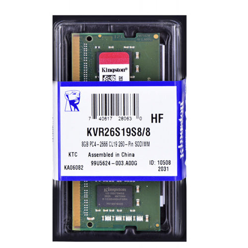 Kingston KVR26S19S8/8 8GB DDR4 2666MHz Sodimm