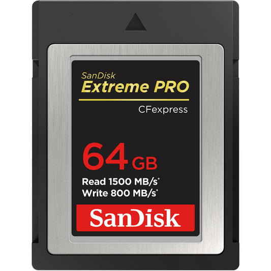 Sandisk  SDCFE-064G-GN4NN 64GB EXTREME PRO CFEXPRESS CARD TYPE B 1500MB/S R 80