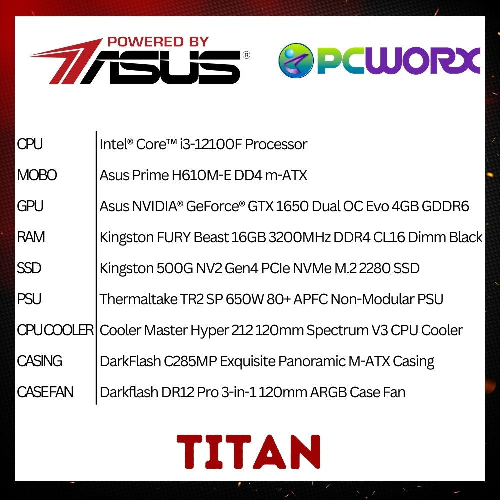 Powered by ASUS - TITAN