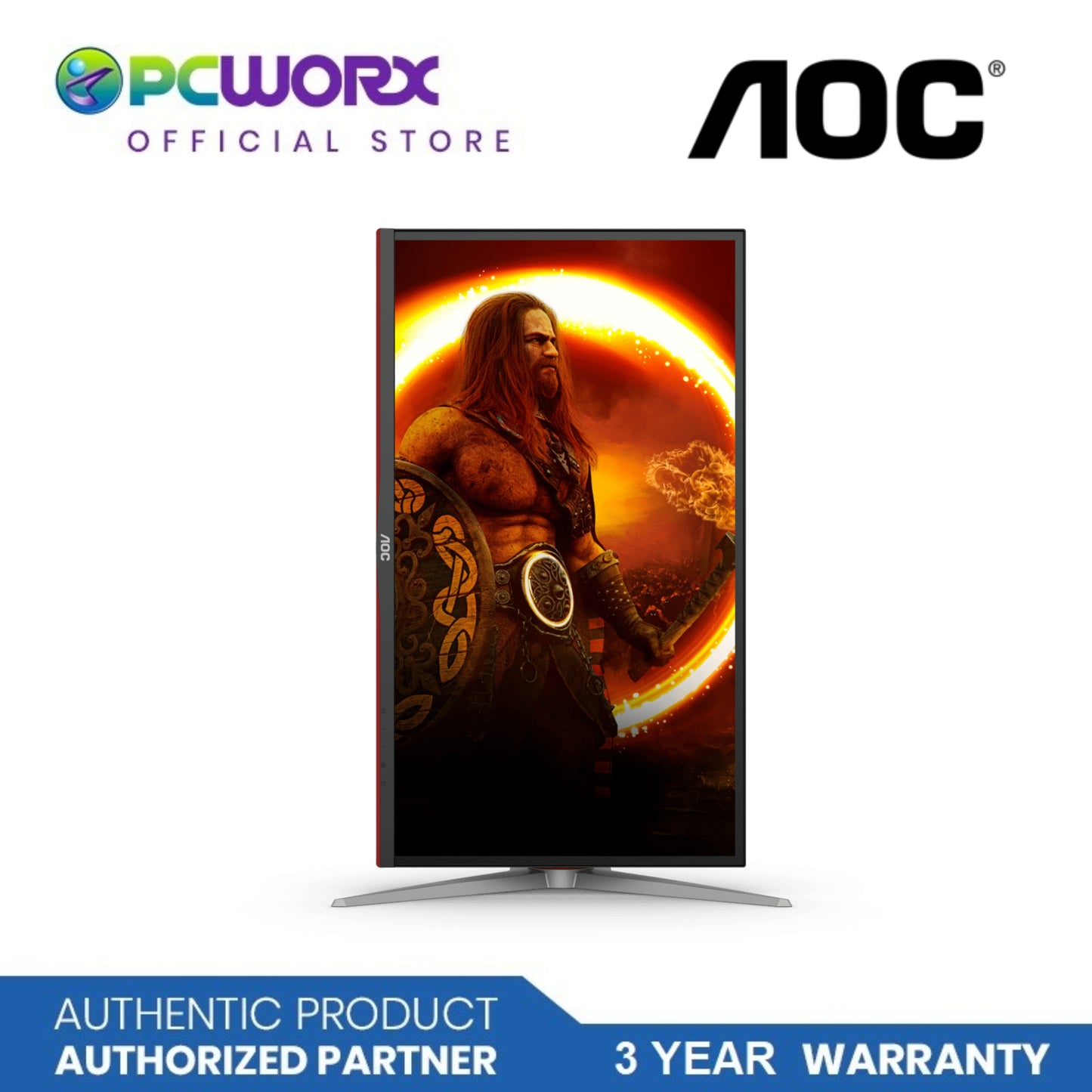 AOC U28G2X 28" Inch IPS 3840x2160 144Hz Free Sync Gaming Monitor | AOC 28" Inch Gaming Monitor | Gaming Monitor
