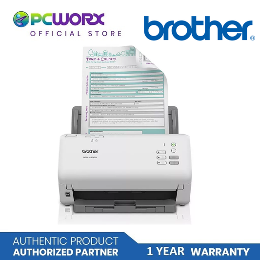 BROTHER ADS-4300N Network Desktop Document Scanner | Brother Wired Network Desktop Document Scanner | Brother Printer