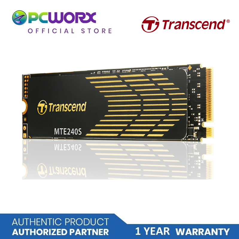 Transcend MTE240S NVMe M.2 PCIe Gen4 Solid State Drive | 500GB, 1TB  | Solid-State Drive | Transcend Internal SSD