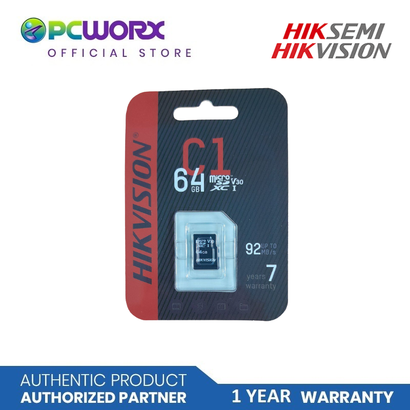 Hikvision HS-TF-C1(STD) 12GB 64GB Micro SD Card R/W 92/20 MB/S V10 |  Hiksemi MicroSD Card | Hiksemi Memory Card | MicroSD Card - 32GB Memory Card | 64GB Memory Card - 128GB MICROSD