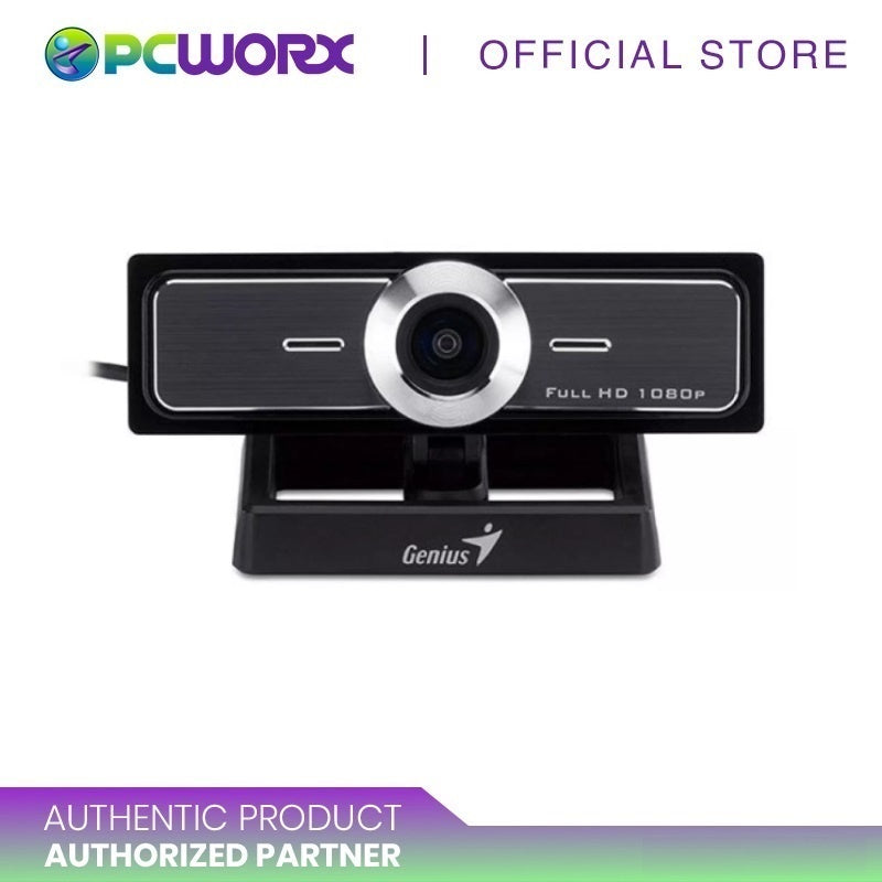 Genius Widecam F100 12MP Ultra Wide Full HD Webcam with Stereo Microphone