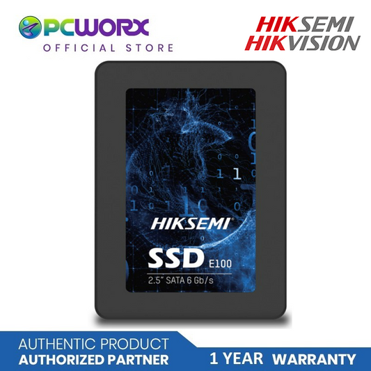 Hikvision / Hiksemi HS-SSD-E100 E100 SATA III 6GB/S 2.5" R/W550/430 MB/S SSD | 128GB, 256GB, 512GB, 1024GB, SSD | Solid State Drive | SSD | SATA III SSD | 1TB SSD - 128GB SSD