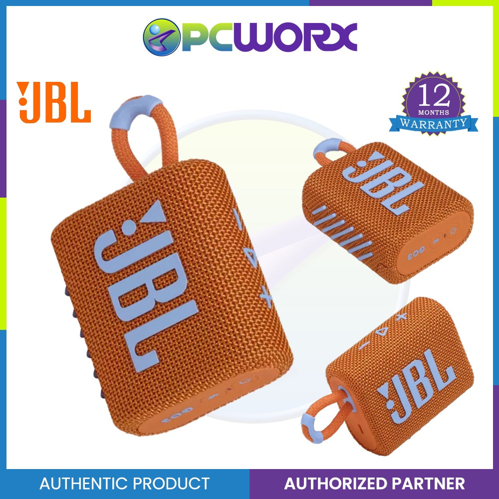 JBL Go 3 Grab & Go Portable, Waterproof, Bluetooth Speaker