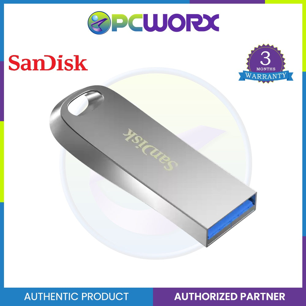 SanDisk 32GB/64GB/128GB/256GB/512GB Ultra Luxe™ USB 3.1 Gen 1 Flash Drive (SDCZ74)