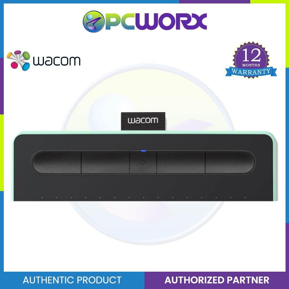 Wacom Intuos CTL-4100WL/E0-CX Small Pistachio Bluetooth Graphics Tablet