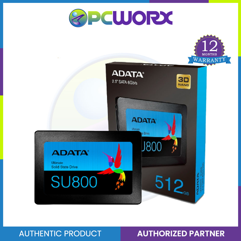 Adata AD-ASU800SS-512GT-C SU800 512GB SATA III 3D NAND SSD – PCWORX