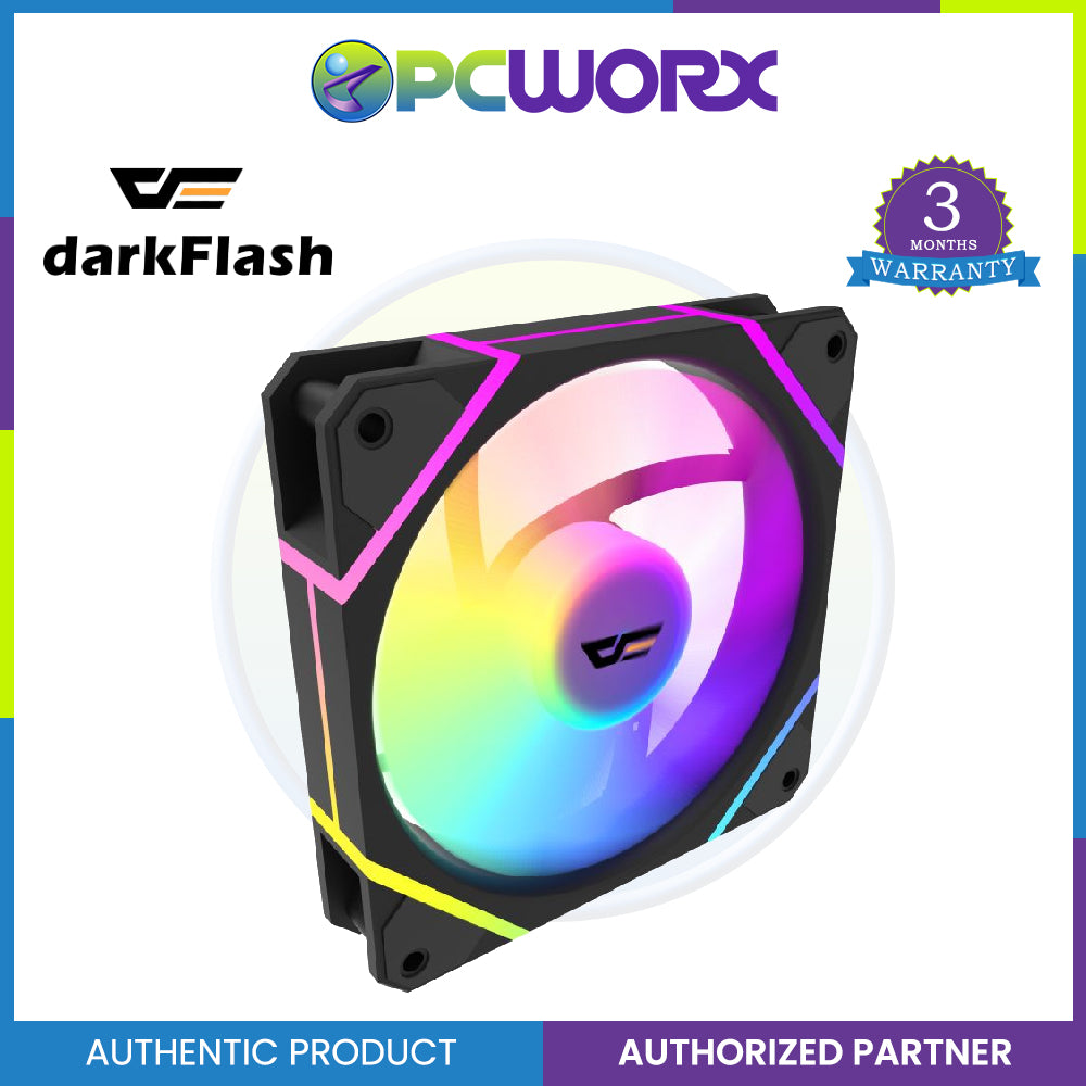 Darkflash DM12F Single Fan 120mm CPU Black