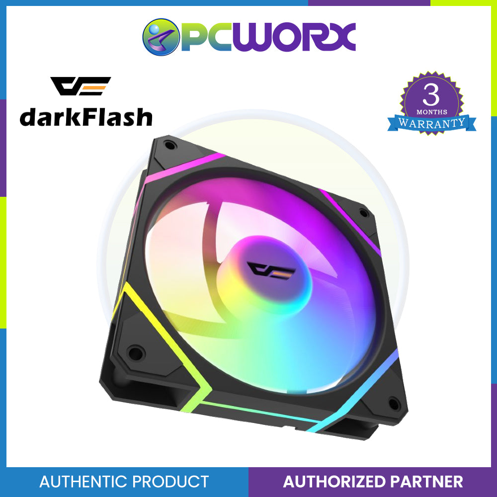 Darkflash DM12F Single Fan 120mm CPU Black