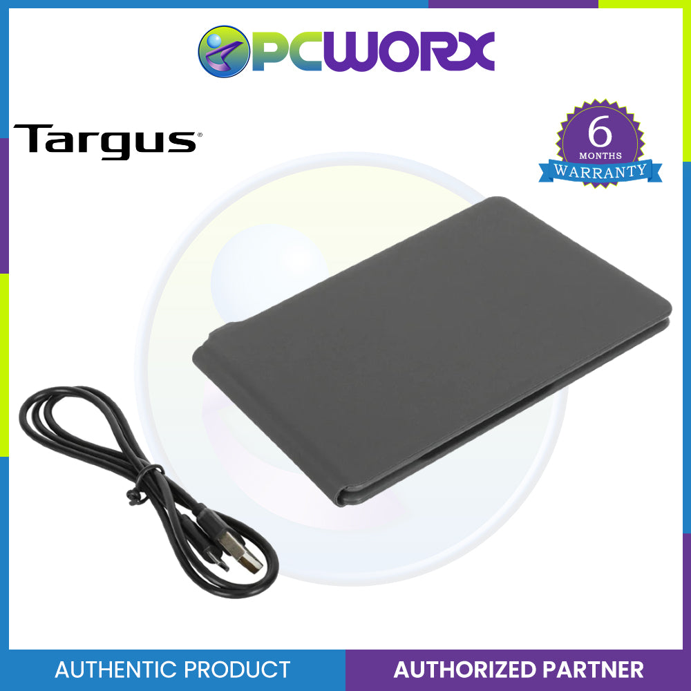Targus AKF003 Ergonomic Foldable Bluetooth Antimicrobial Wireless Keyboard
