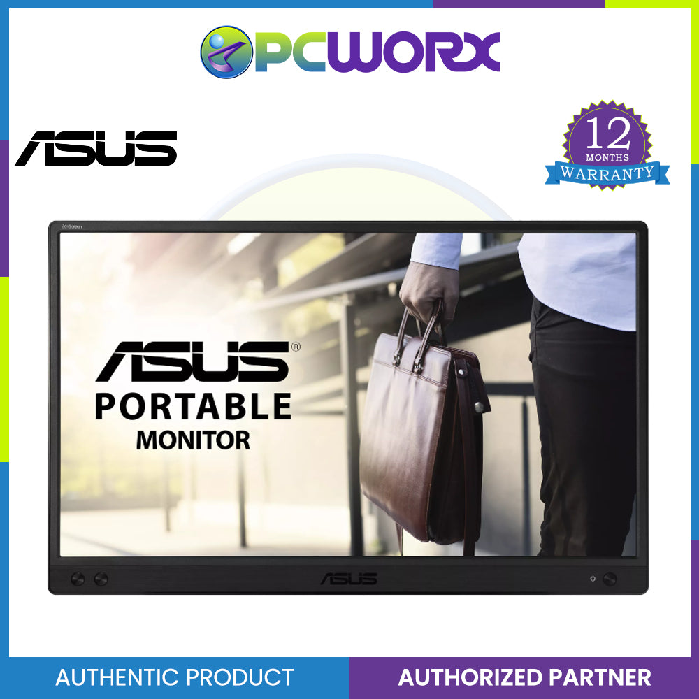 Asus ZenScreen MB166C Portable USB Monitor- 16 inch (15.6 inch viewable), Full HD, IPS, USB Type-C