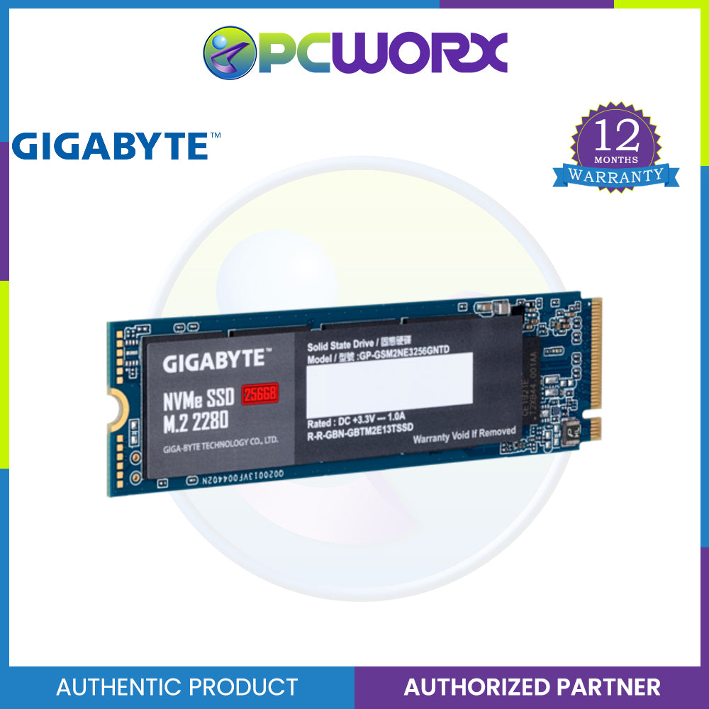 Gigabyte 256GB NVME M.2 2280 SSD