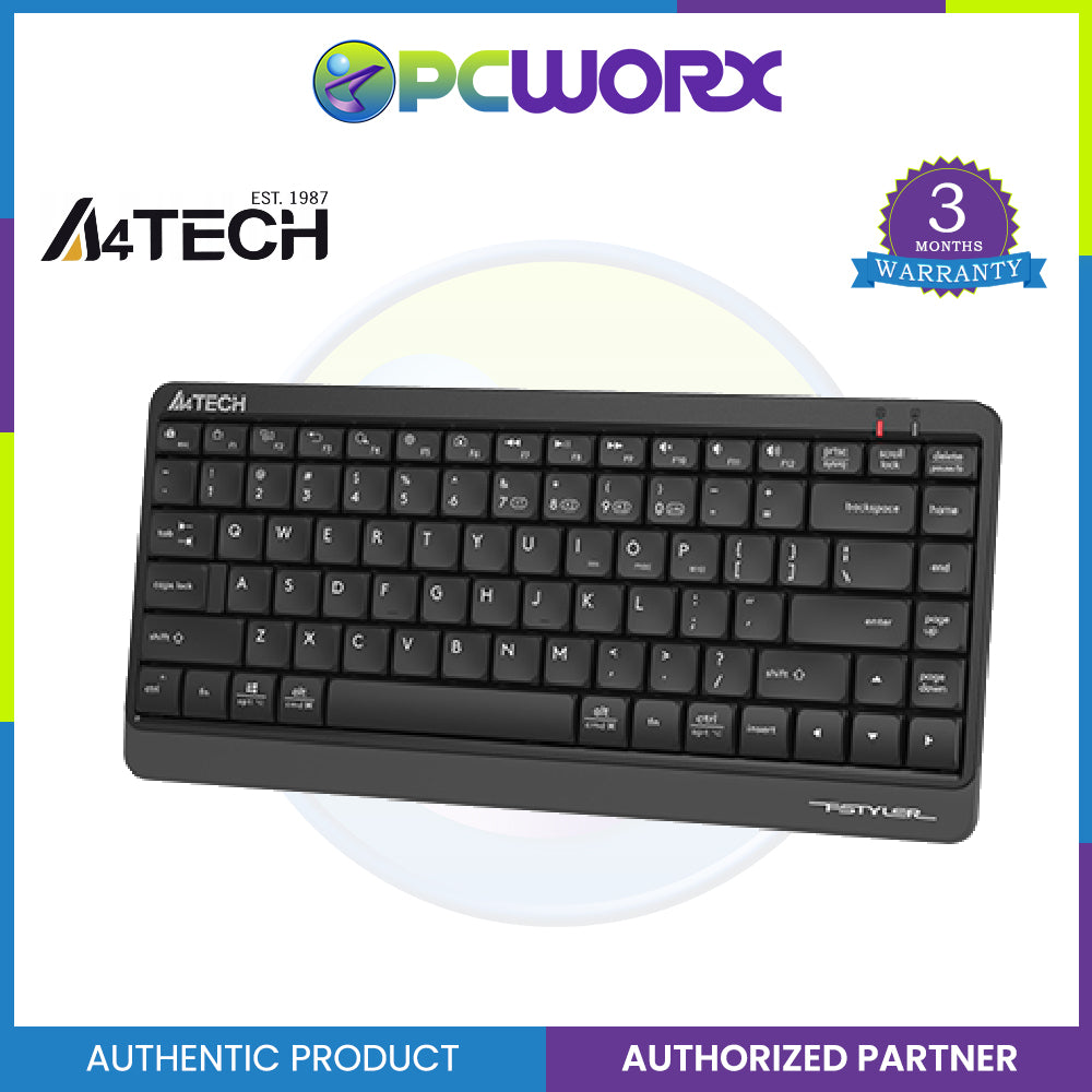 A4tech FBK-11 BT +2.4G Compact Keyboard Grey
