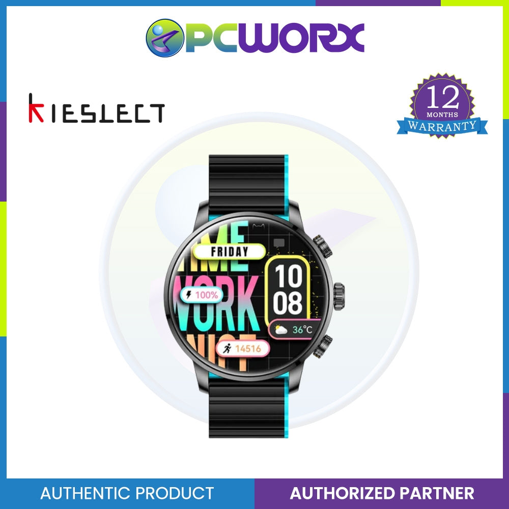 Kieslect Smart Calling Watch Kr2 | Dual Core Triple Speed Smart Watch 2.5D GPU Super Dynamic Display