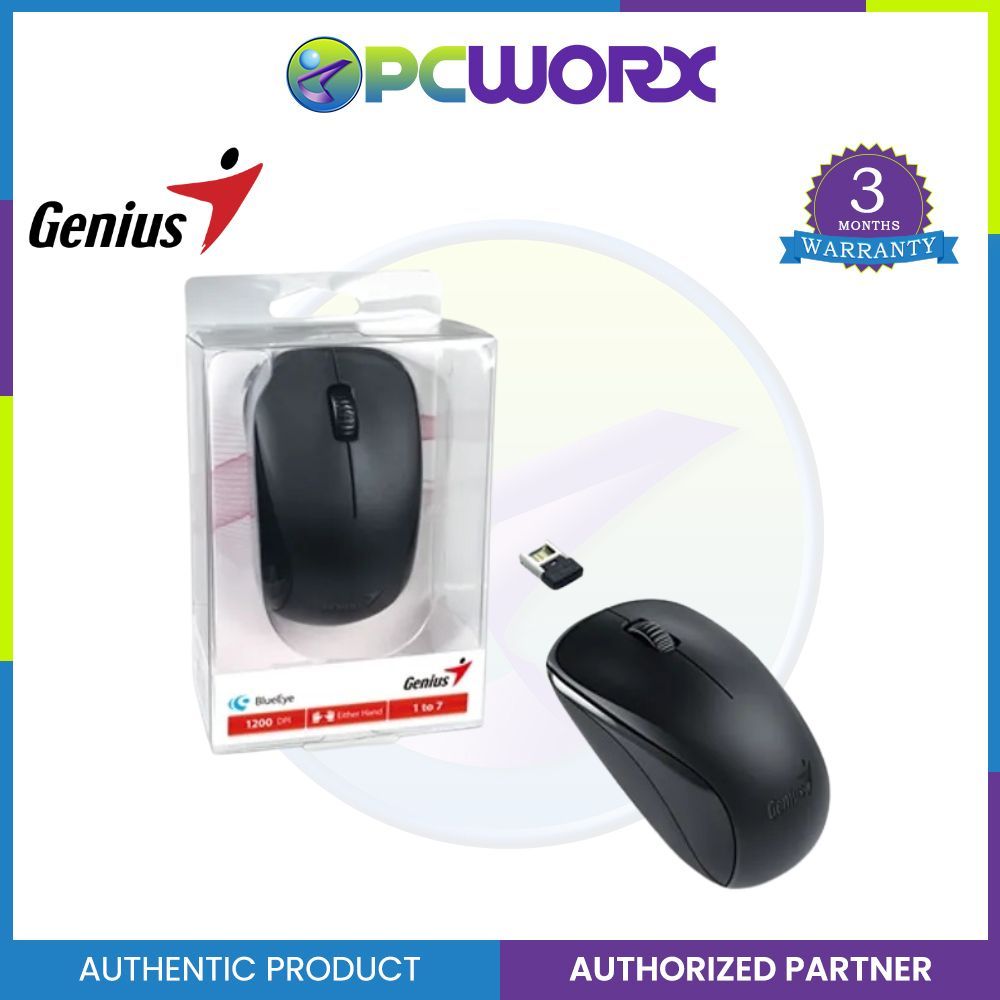 Genius NX 7000 (2.4Ghz wireless BlueEye mouse, 1200 dpi)