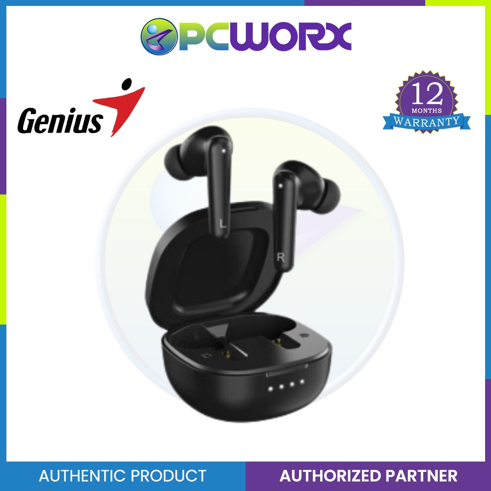 Genius HS-M910BT Bluetooth 5.0 Earbuds with Noise Reduction | Wireless Earphone