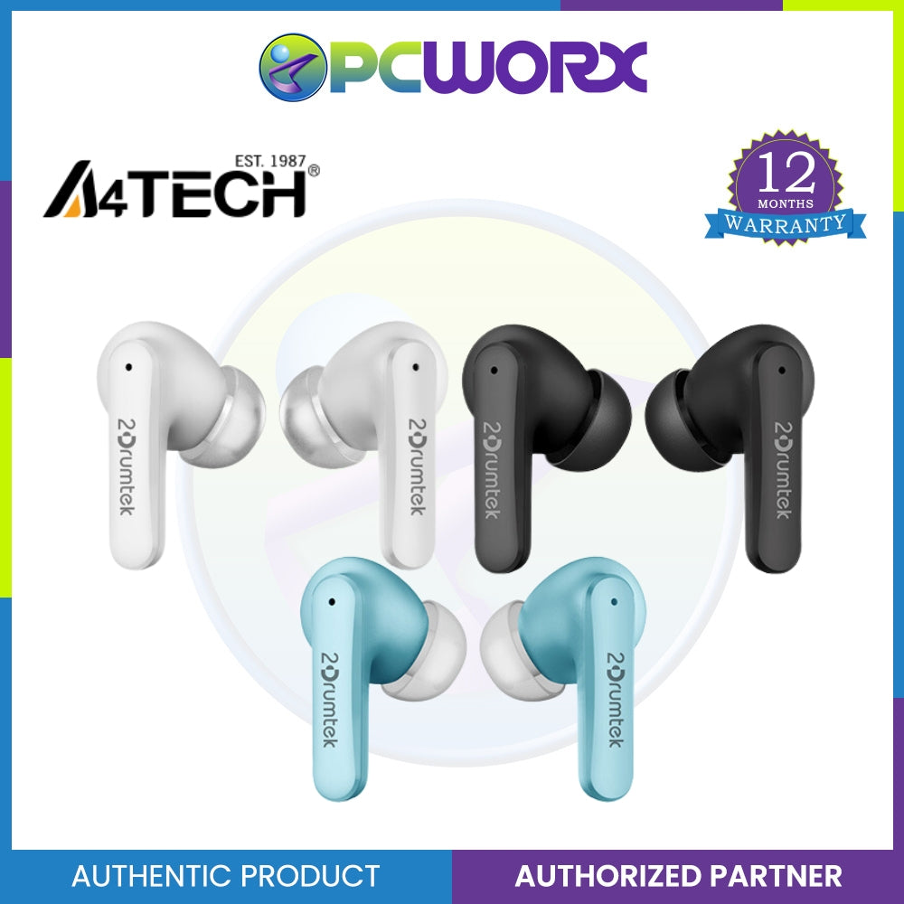 A4tech B25 2Drumtek True Wireless Earphone  Bluetooth v5.2 Wireless Earphone