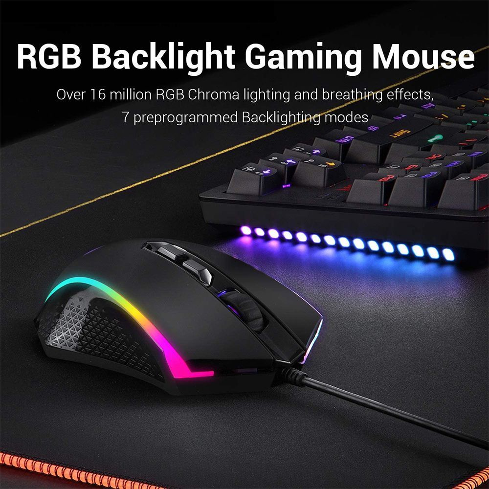 Redragon S113-KN 2-in-1 Esssential Gaming Keyboard and Mouse Combo