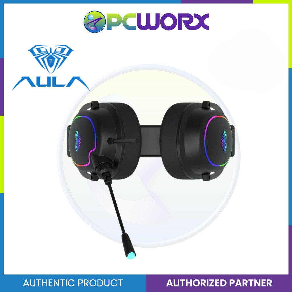Aula F606 Wired Gaming Headset With Noise Cancelling Microphone
