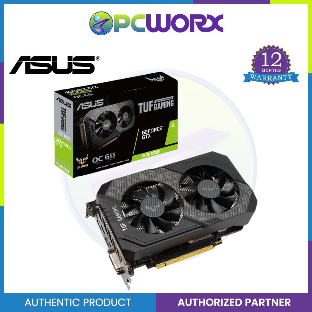 ASUS TUF Gaming GeForce® GTX 1660 SUPER™ OC Edition 6GB GDDR6 Graphic –  PCWORX