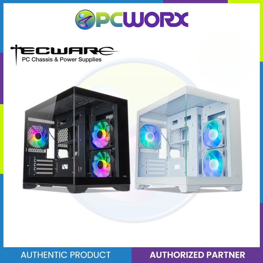 Tecware VXN Evo (mATX) - 2x 120mm aRGB (Rev) + 120mm | RGB GAMING CHASIS | PC CASE