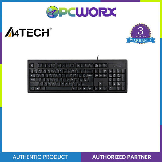 A4Tech KRS-83 Comfortable A Shape Spill Resistant USB Keyboard