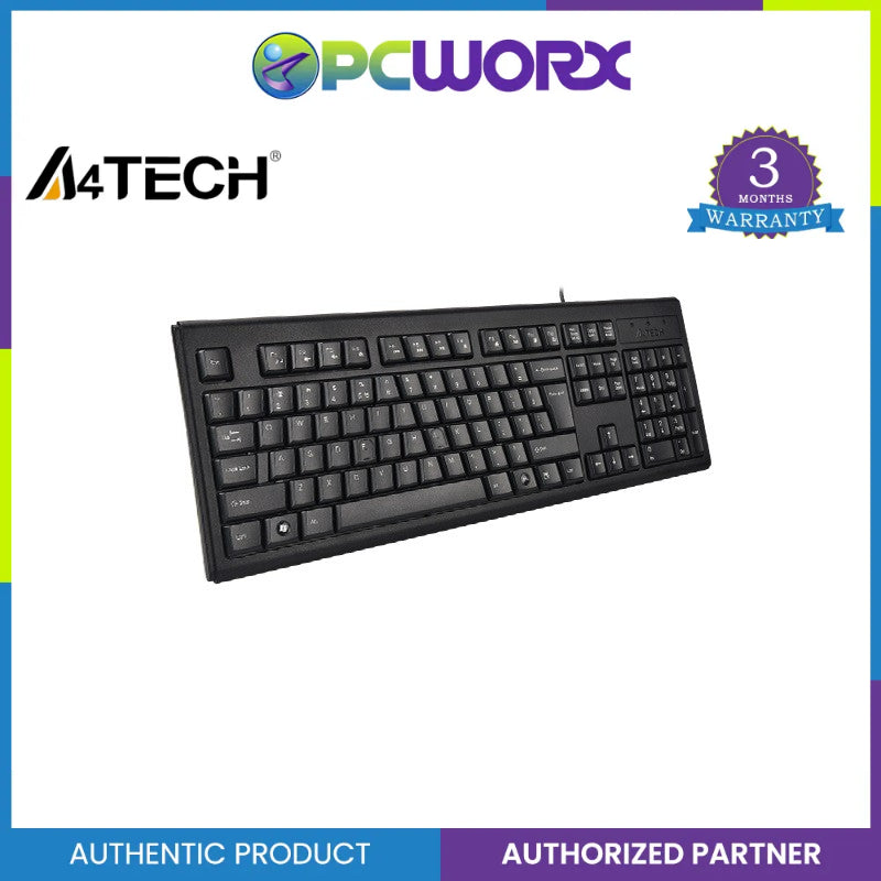 A4Tech KRS-83 Comfortable A Shape Spill Resistant USB Keyboard