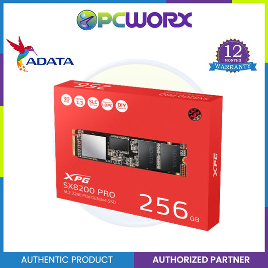 Adata XPG SX8200 Pro 256GB PCIe Gen3x4 M.2 2280 Solid State Drive