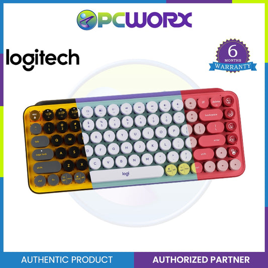 Logitech POP KEYS Wireless Mechanical Keyboard with Customizable Emoji Keys