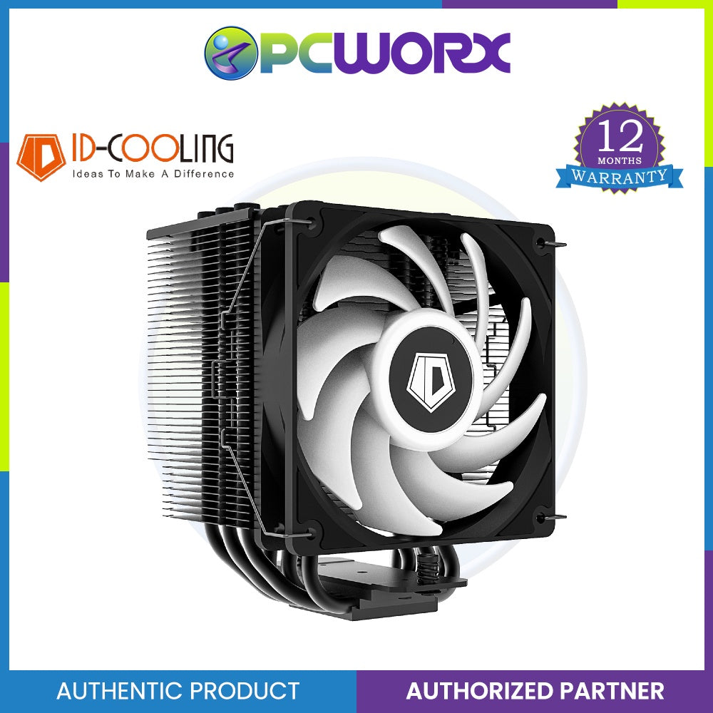 ID-Cooling SE-226-XT Black CPU Cooler Intel/AMD CPU Air Cooler 6 Heatpipes All-Black