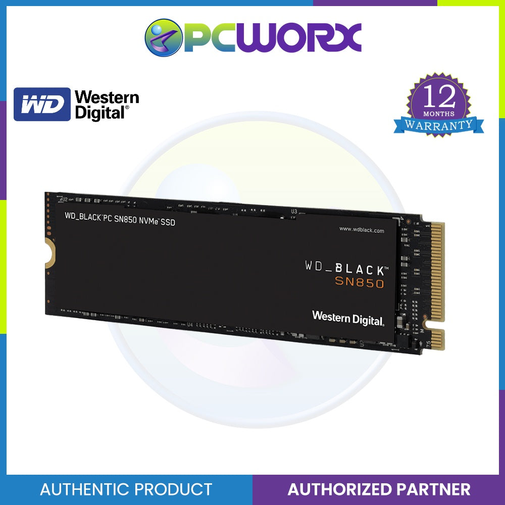 WD Black 500GB SN850 NVMe M.2 Without Heatsink Internal SSD (WDS500G1X0E)