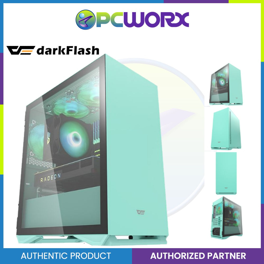 darkFlash DLM22 Minimalist Design, Fine Ventilation Performance, USB 3.0 Ready Micro ATX Gaming Case