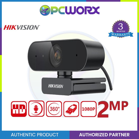 Hikvision DS-U02 2MP USB Webcam with Built-In Mic