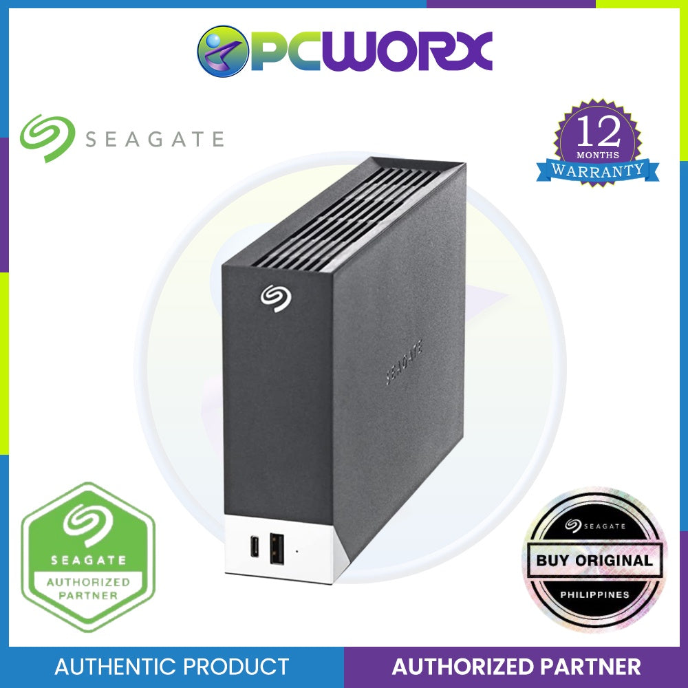 Seagate One Touch Hub 8TB External Hard Drive Desktop HDD – USB-C and USB 3.0 port