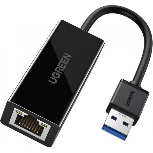 Ugreen CR111 20256 USB 3.0A to RJ45 Gigabit Ethernet Adapter 10CM Black