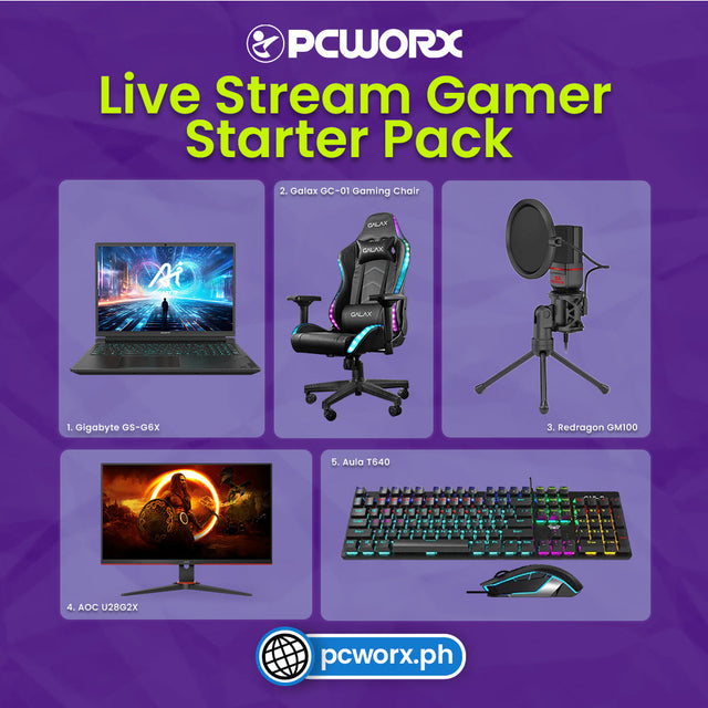Live Stream Gamer Starter Pack (Shop Your Essentials)